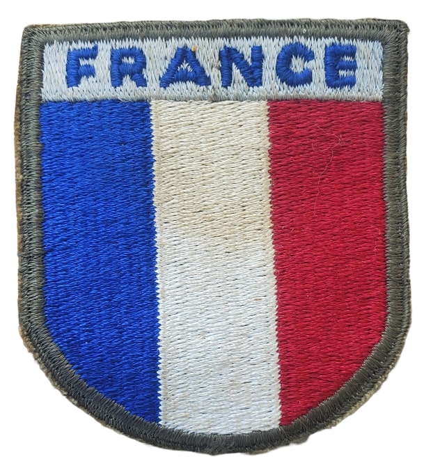 militaria : Patch France armée libération FR/US WW2