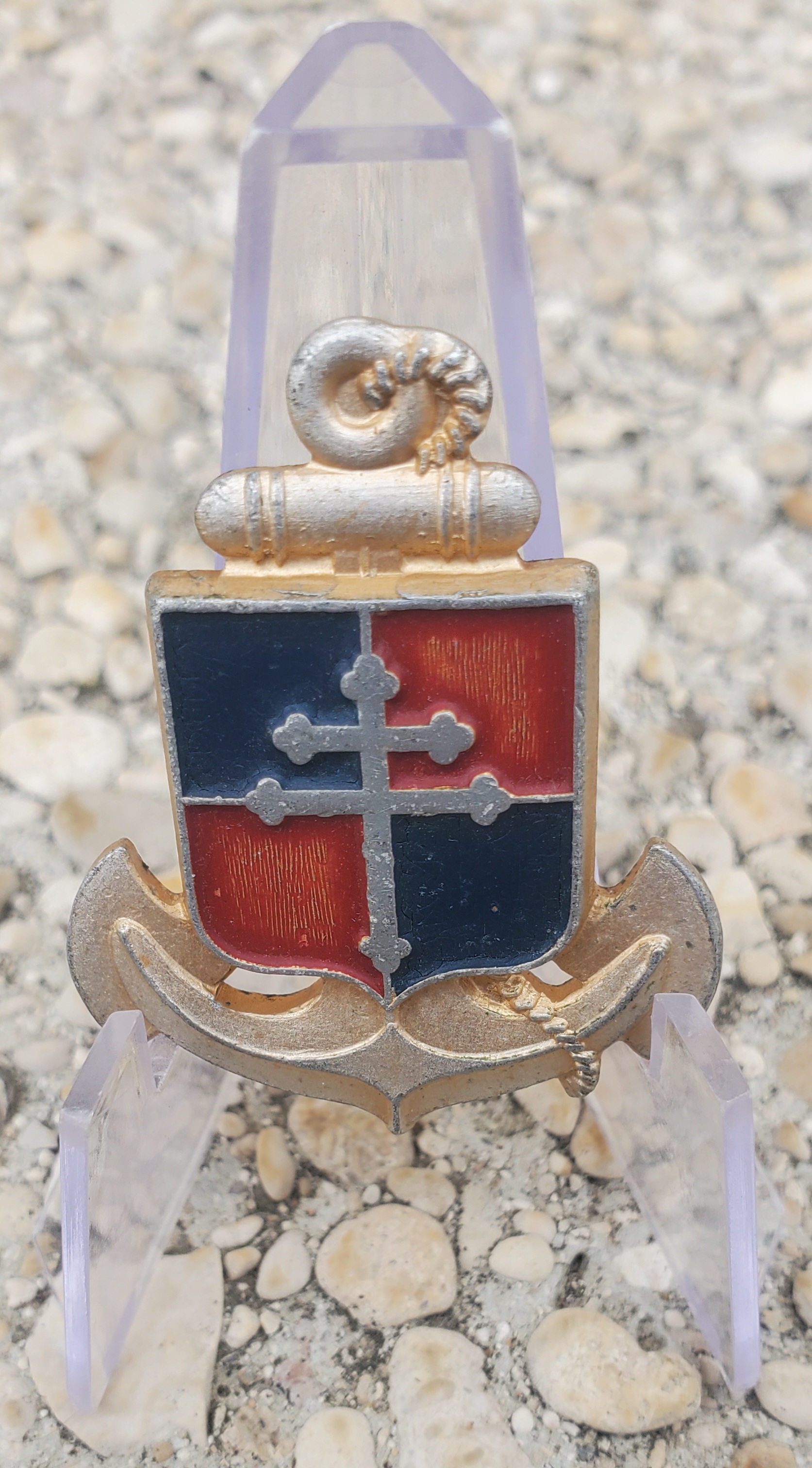 militaria : Insigne 9ème Division d'Infanterie Coloniale FR Libération WW2