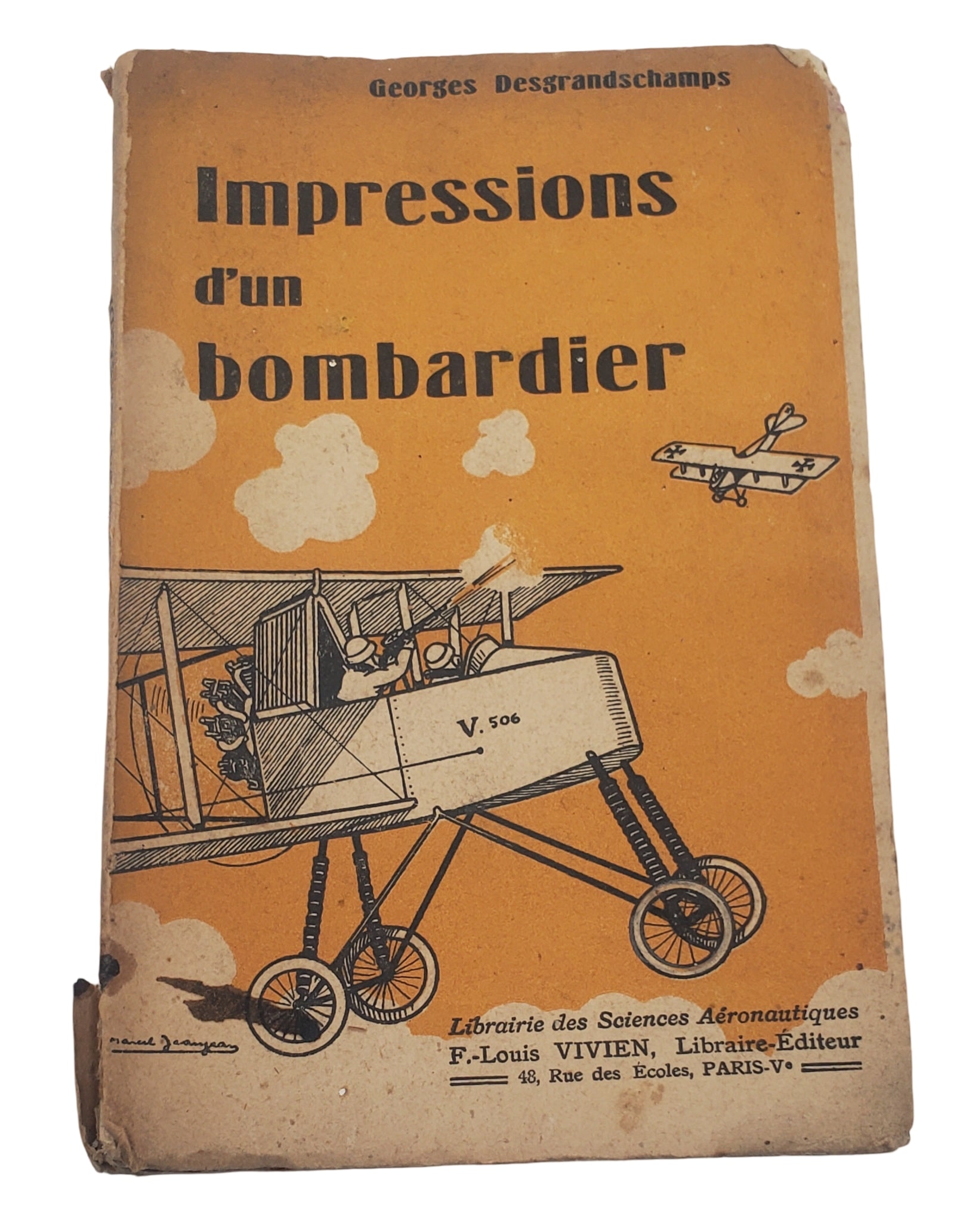 militaria : Livre Impression d'un bombardier 1915