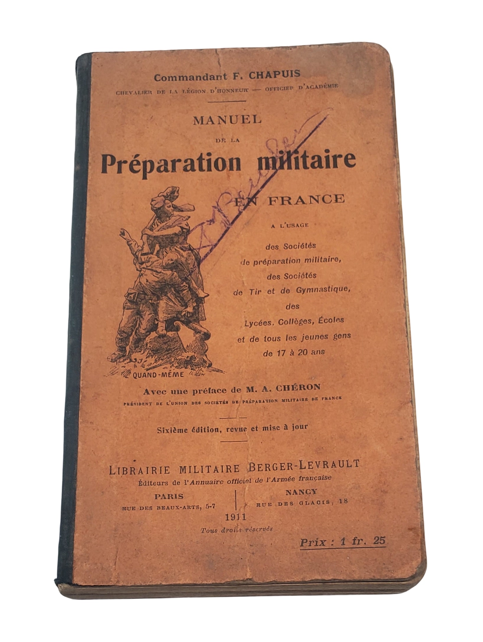 militaria : Manuel préparation militaire FR WW1