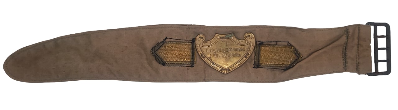 militaria : Brassard réquisitions militaires sous-officier FR40