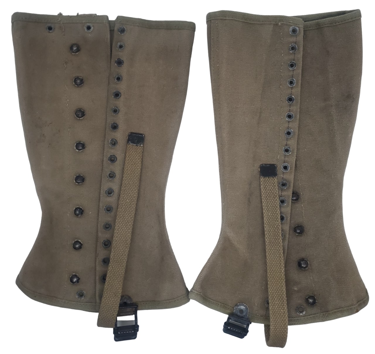 militaria : Paire de guêtres modèle 1938 2R US WW2