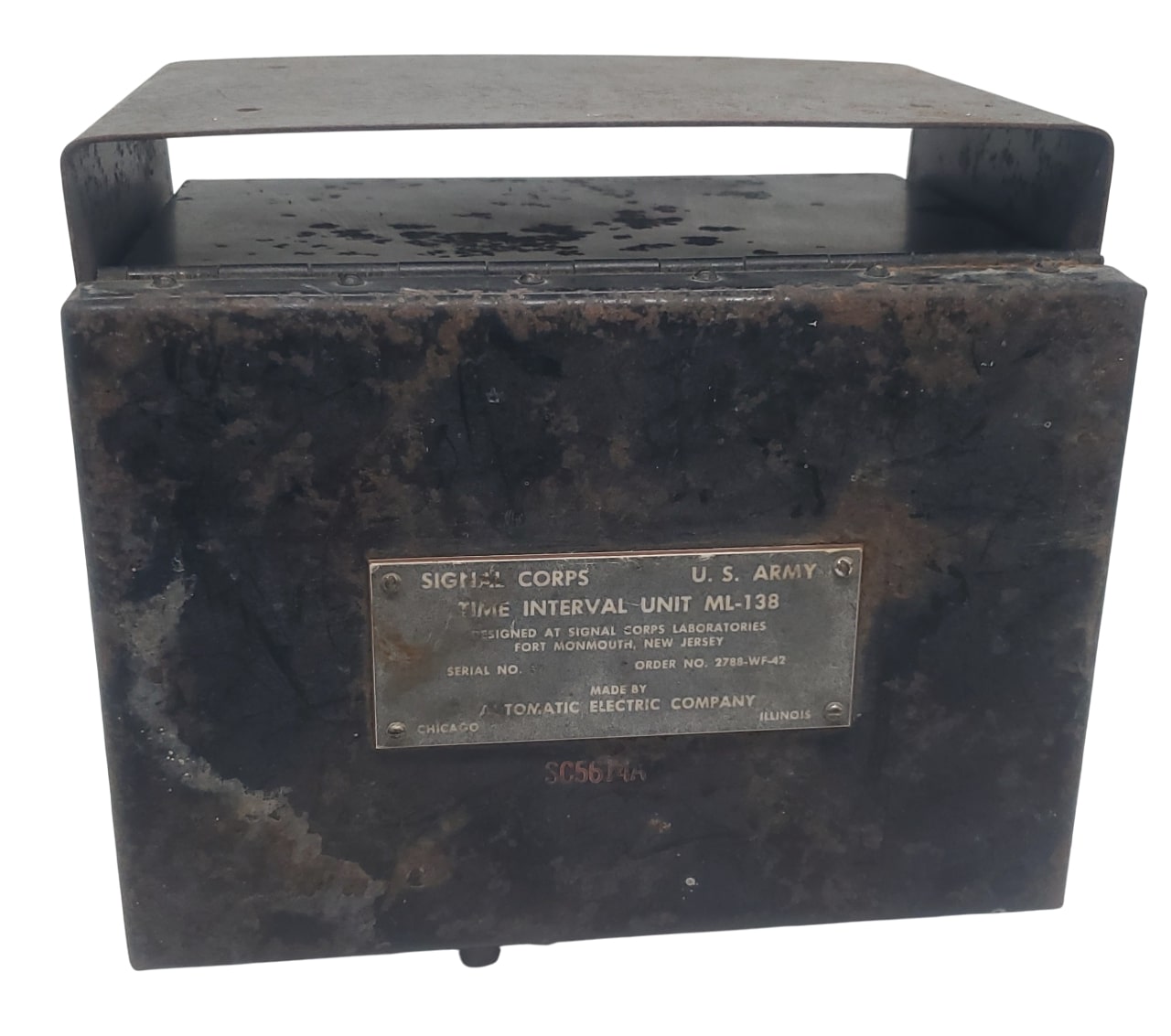 militaria : Boite Time Interval Unit ML-138 US WW2