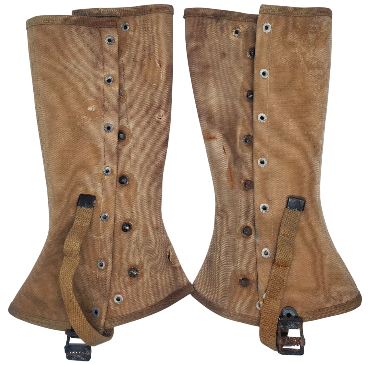militaria : Paire de guêtres modèle 1938 taille 2 USN WW2