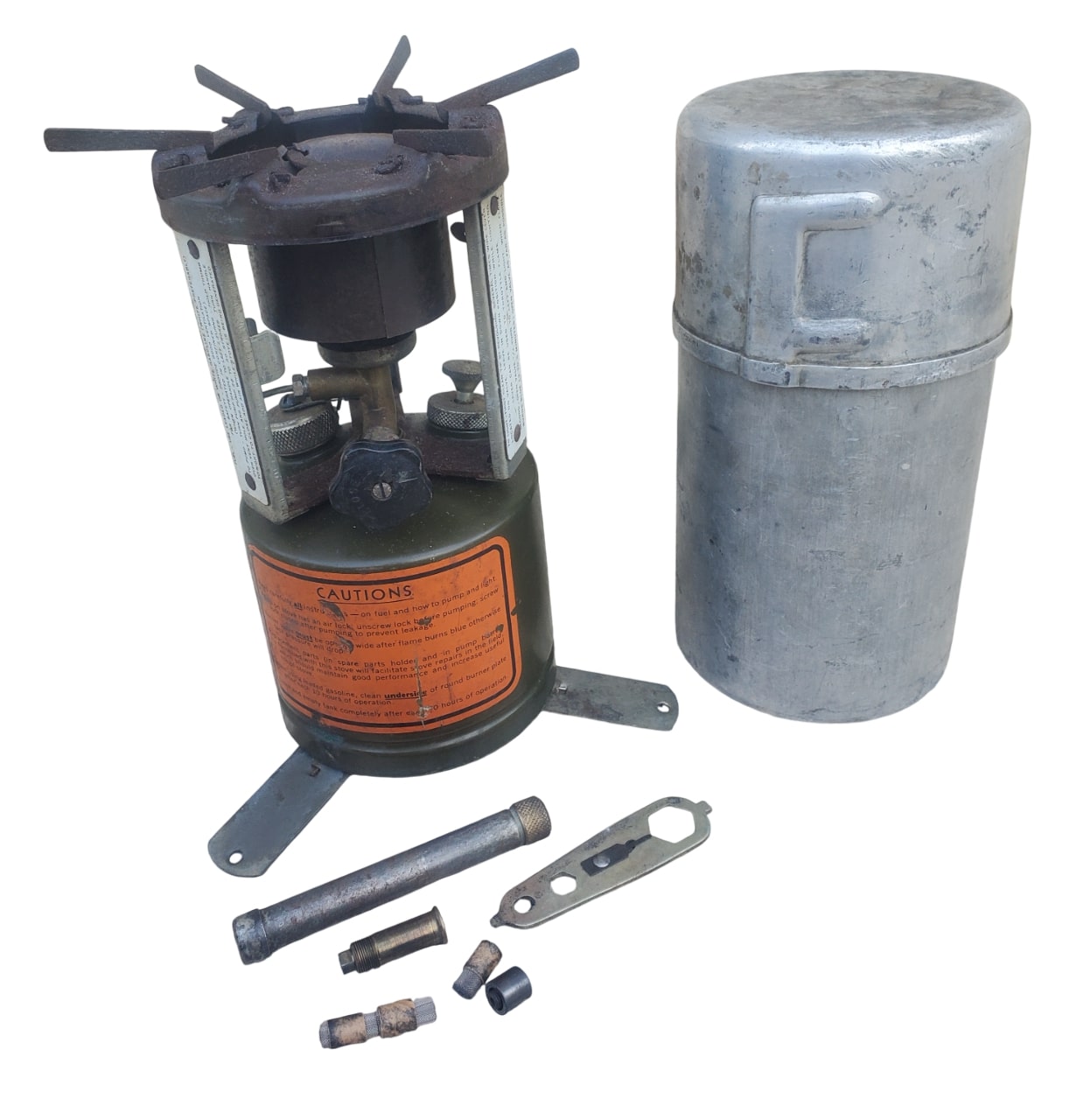 militaria : Réchaud Colman US WW2 complet