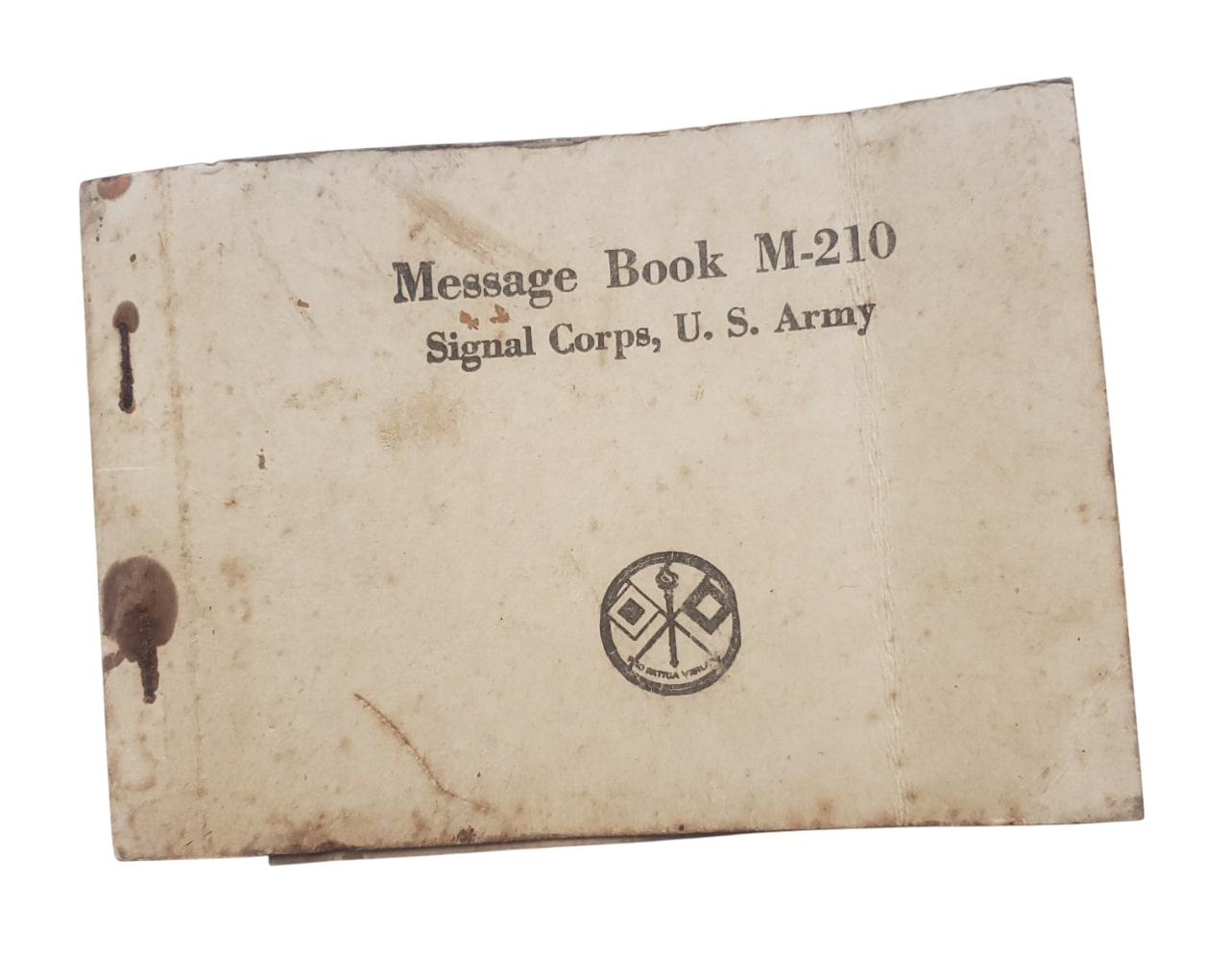 militaria : Livret message book M-210 US WW2