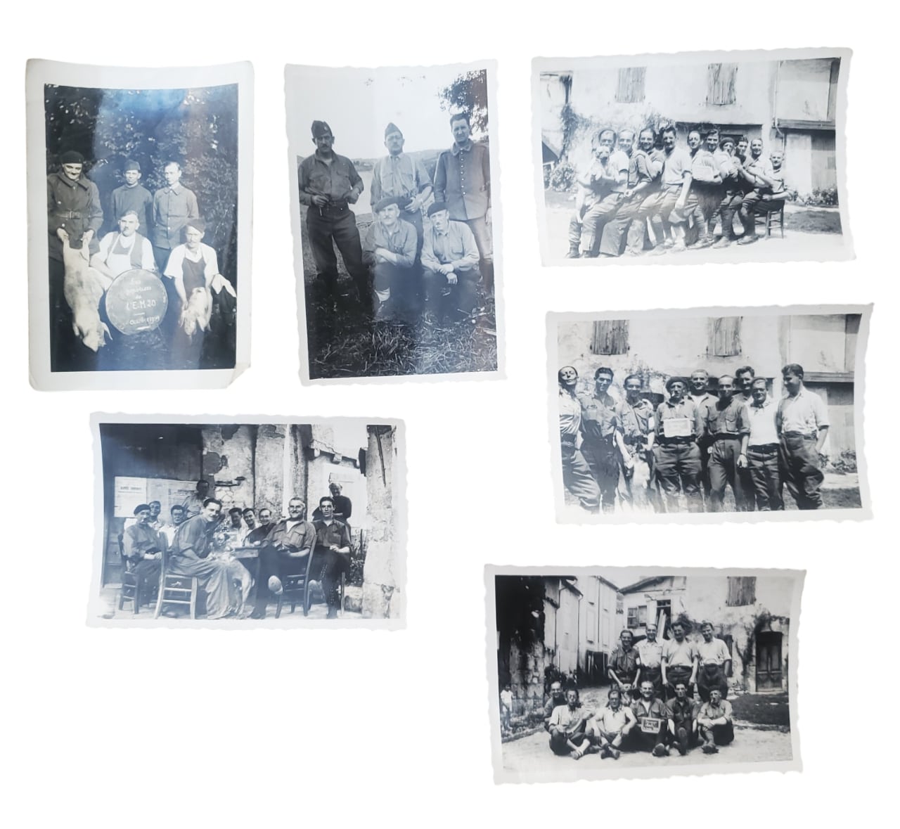 militaria : Lot 6 photographies FR40