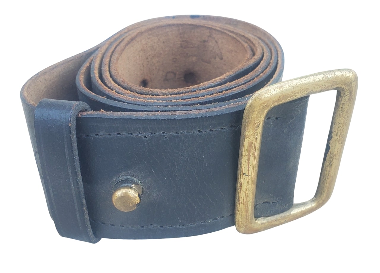 militaria : Ceinturon cadre gendarmerie années 30-40 FR