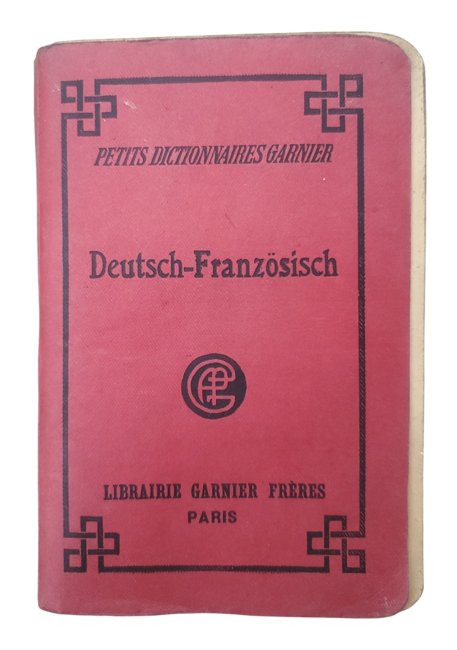 militaria : Livre traducteur français/allemand FR WW2