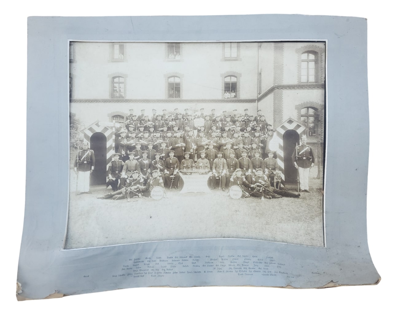militaria : Grande photographie ALL pré-WW1