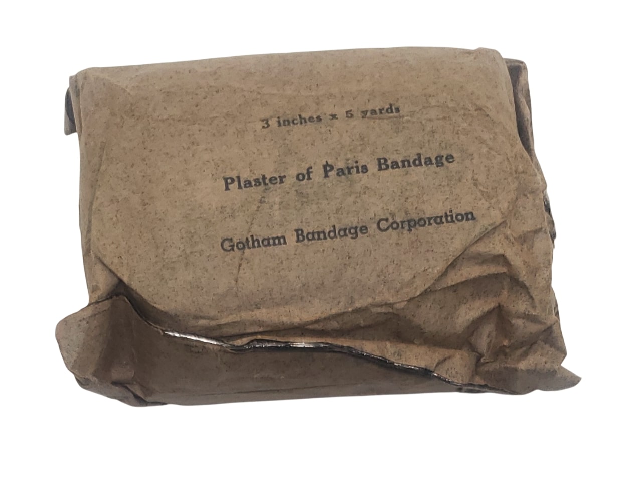 militaria : Paquet plâtre médic US WW2