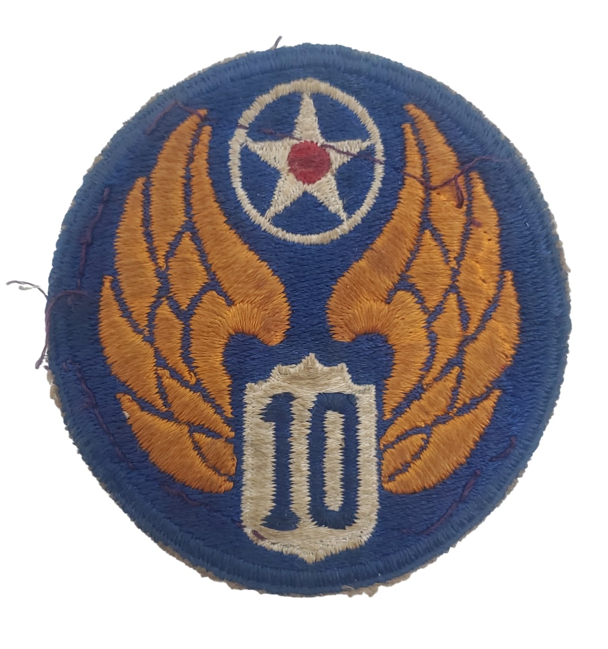 militaria : Patch 10ème air force US WW2
