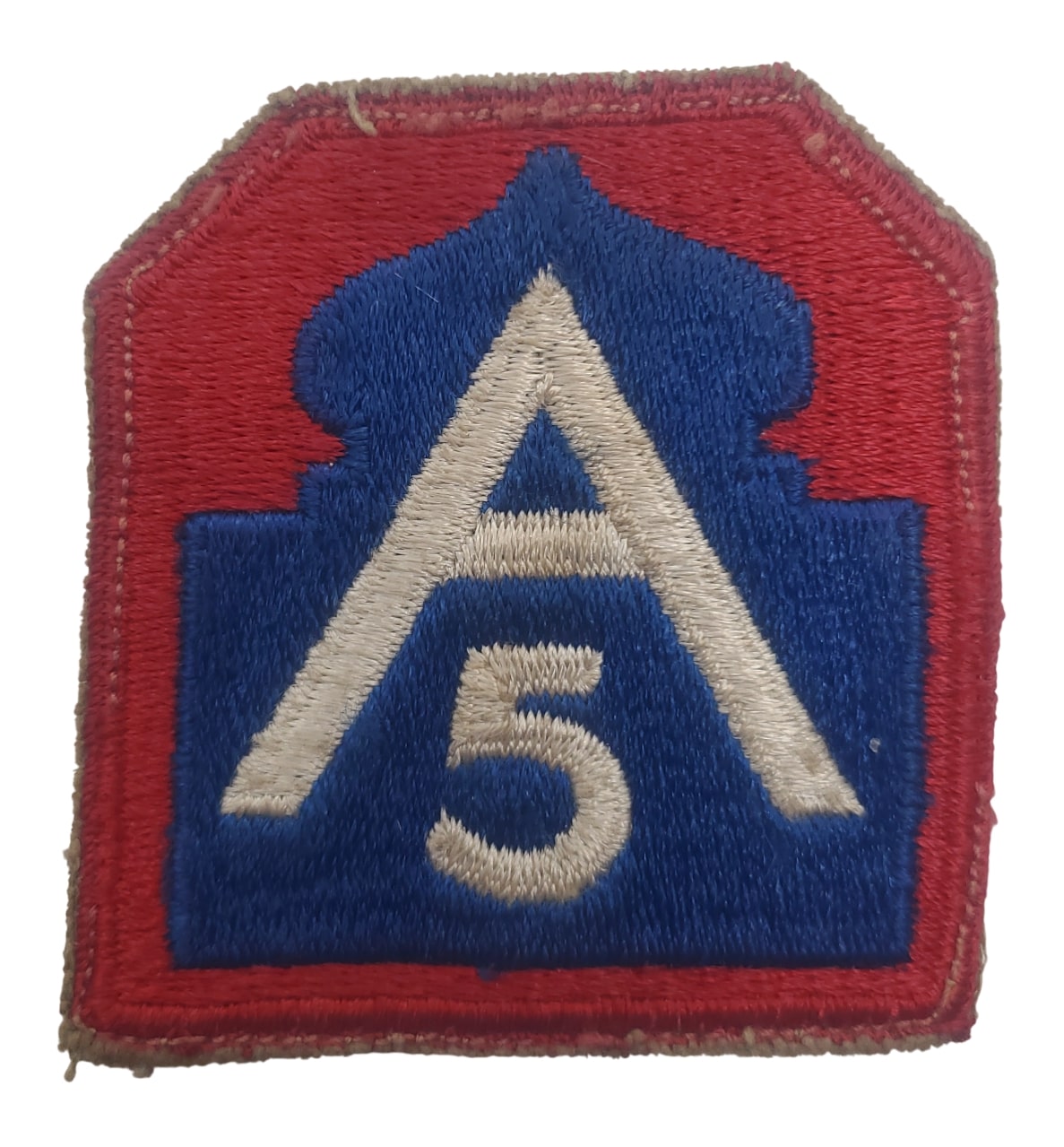 militaria : Patch 5ème armée  US WW2