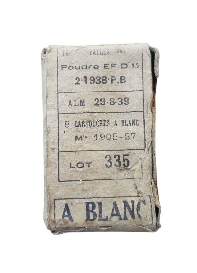 militaria : Boite à blanc 7.5mm FR40