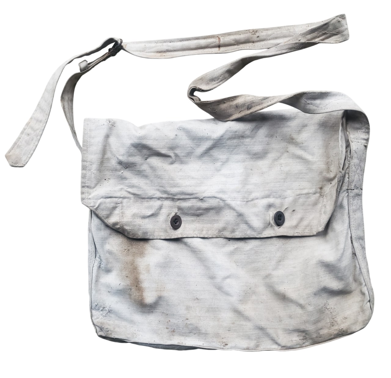 militaria : Musette modèle 1892 kaki FR WW1 datée 1917