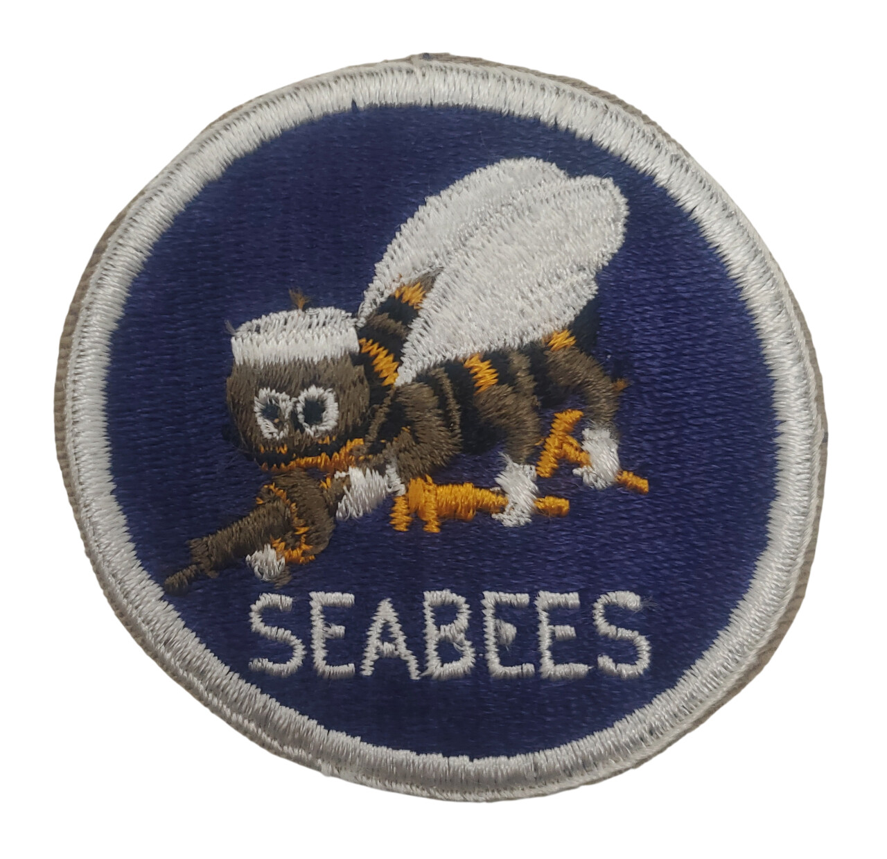 militaria : Patch Seabees US WW2