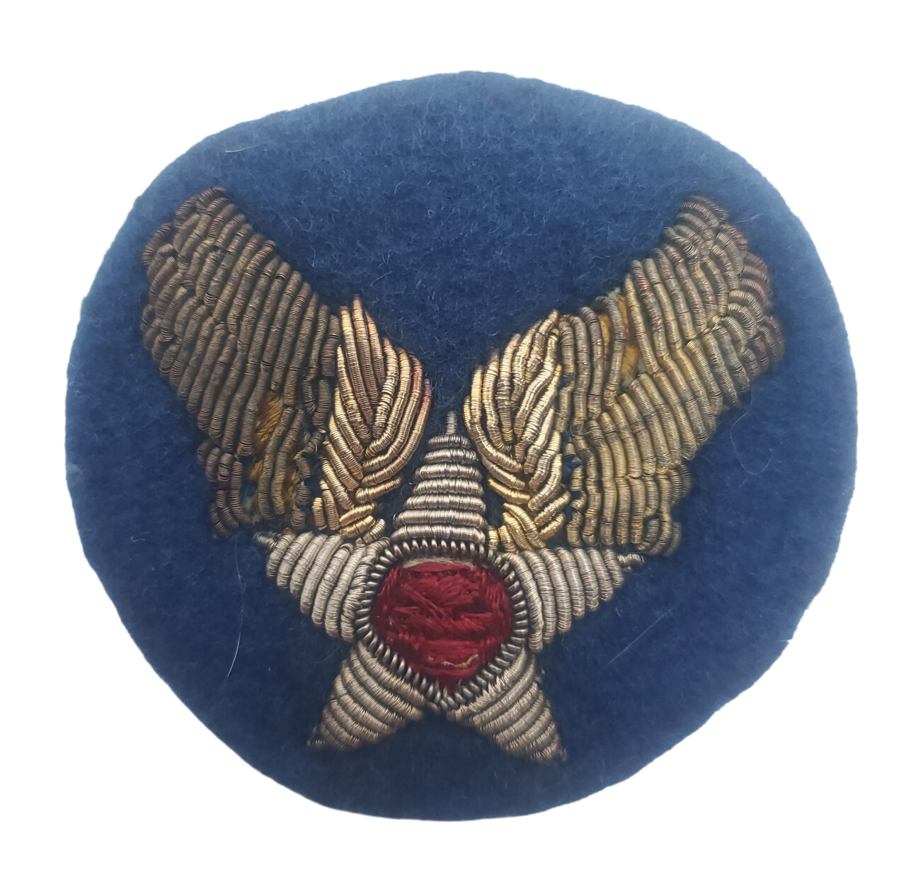 militaria : Patch airforce officier USAAF WW2 brodé cannetille