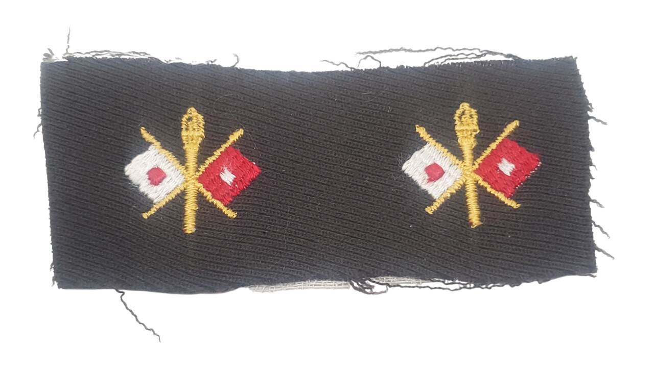 militaria : Paire Signal Flag officier Signal corps US WW2
