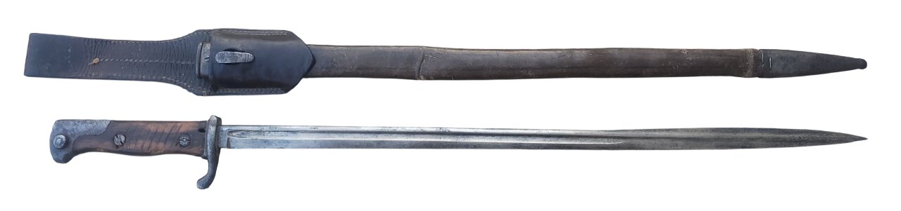 militaria : Baionnette modèle 1898 langue de carpe allemand WW1