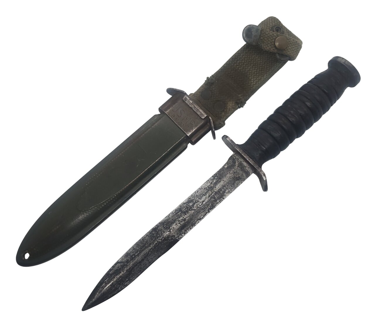 militaria : Poignard USM3 Utica lame et garde US WW2
