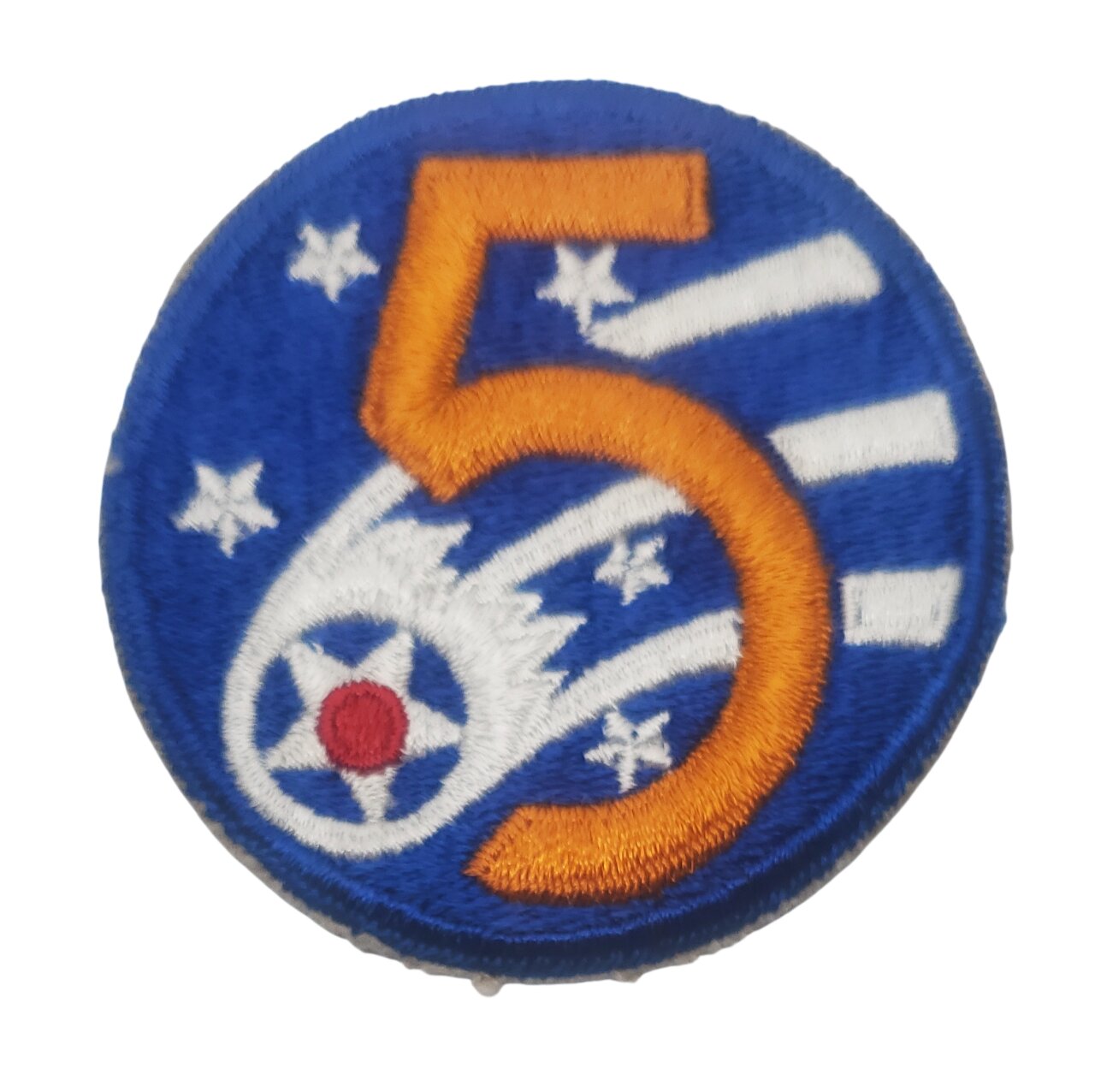 militaria : Patch 5ème air force US WW2