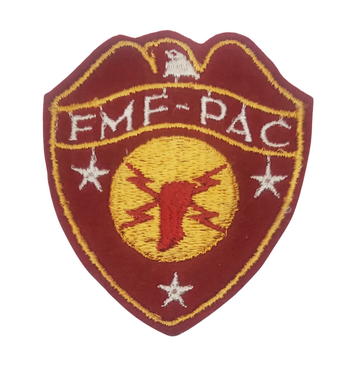 militaria : Patch Supply service USMC WW2