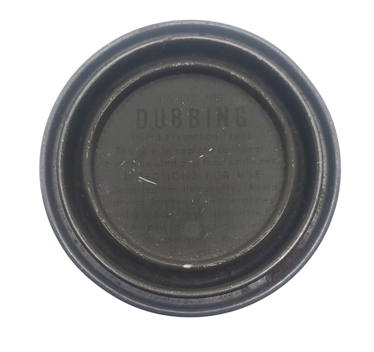 militaria : Boite cirage Dubbing réglementaire US WW2