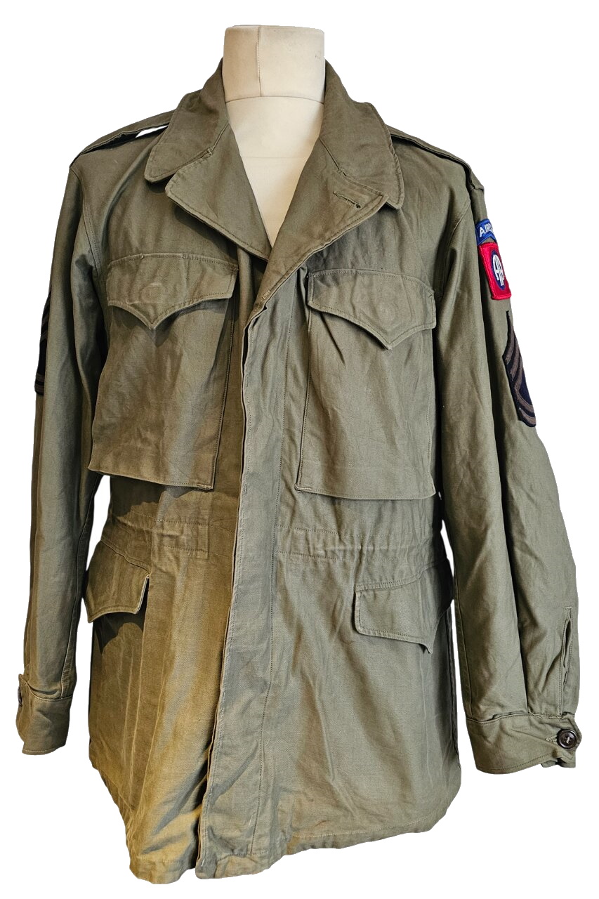 militaria : Veste modèle 1943 82nd airborne US WW2
