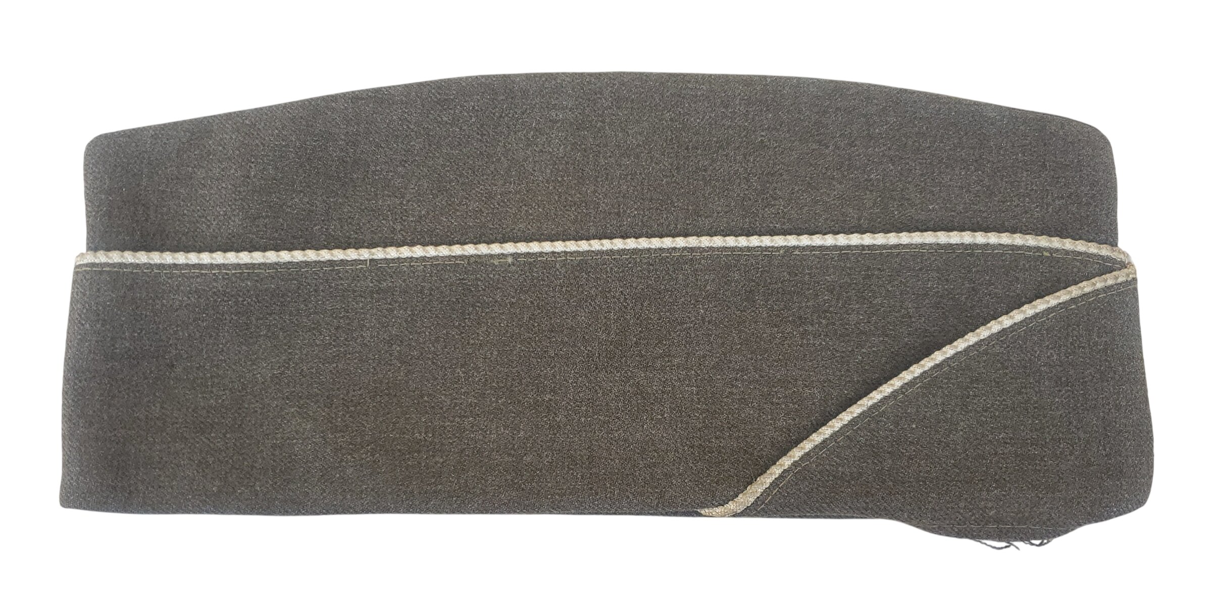militaria : Bonnet de police laine liseré Quartermaster Corps US WW2