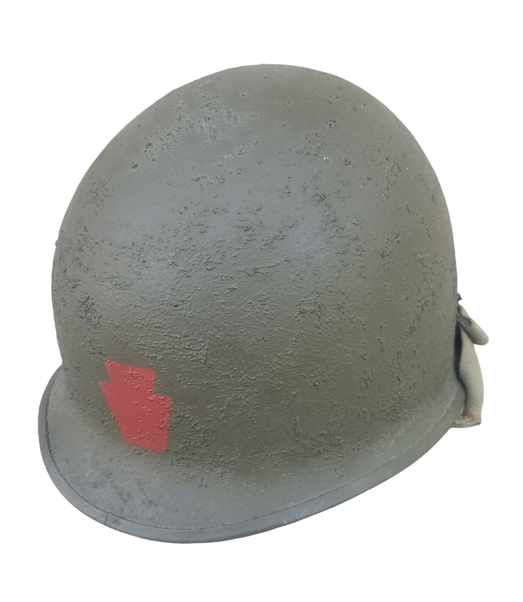 militaria : Coque casque USM1 pattes fixes repeinte US WW2