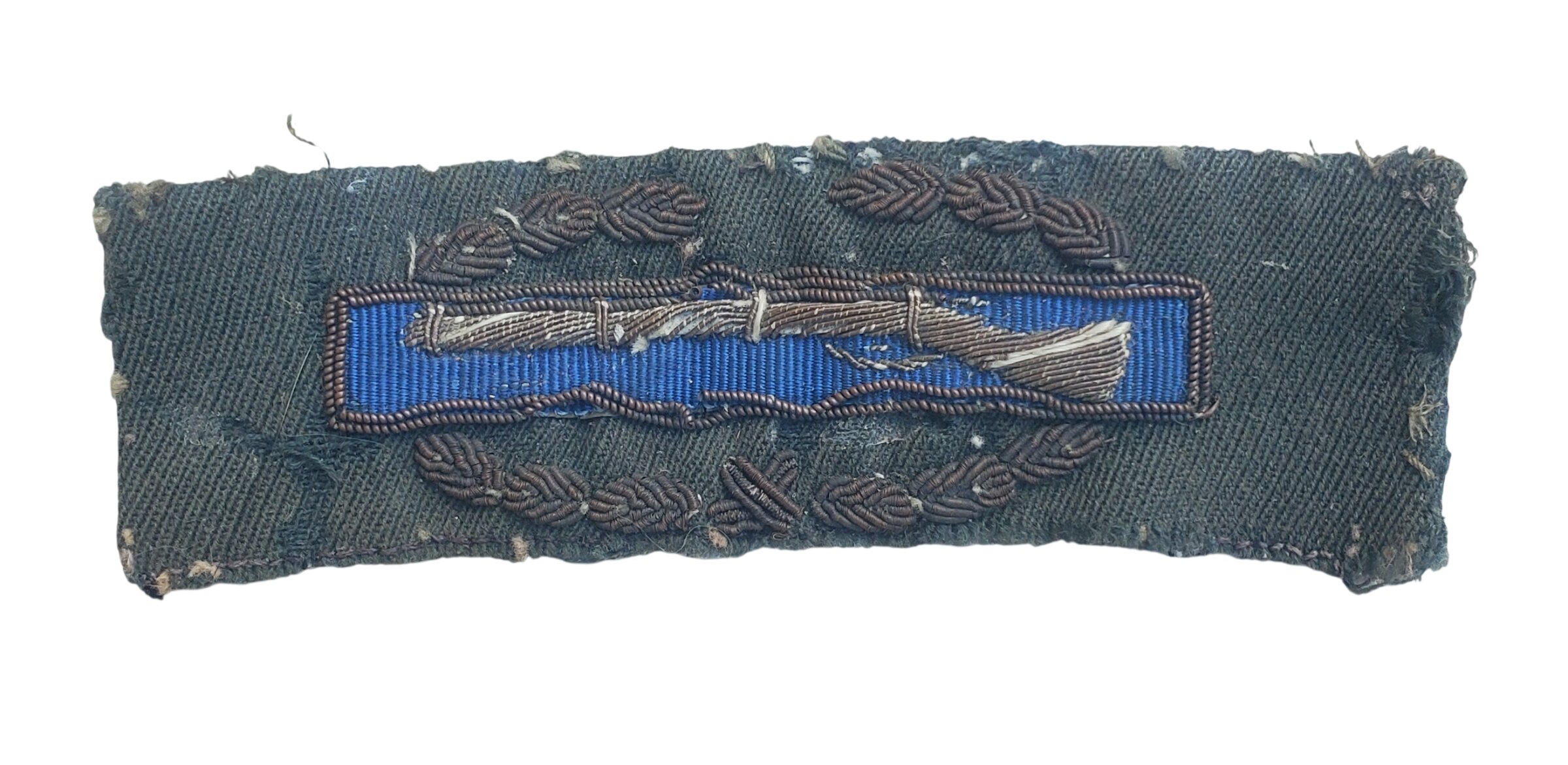 militaria : Insigne Combat Infantry Bagde brodé cannetille US WW2