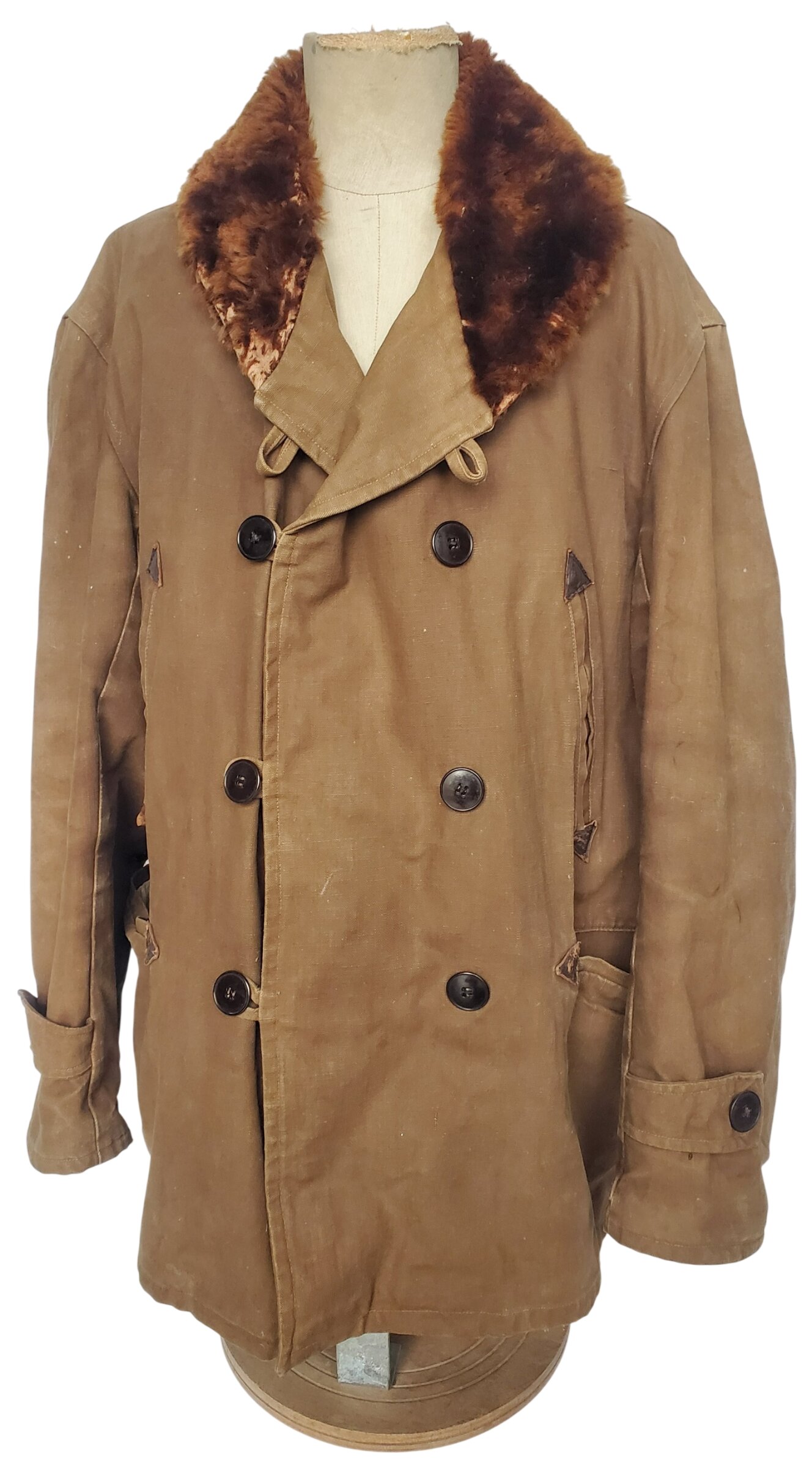 militaria : Manteau canadienne homme civil années 40