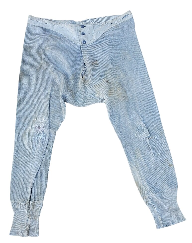 militaria : Caleçon long homme civil années 40
