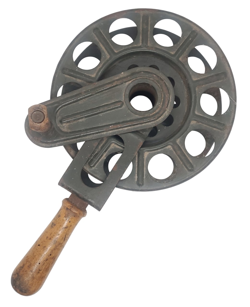 militaria : Dérouleur câble à main allemand WW2