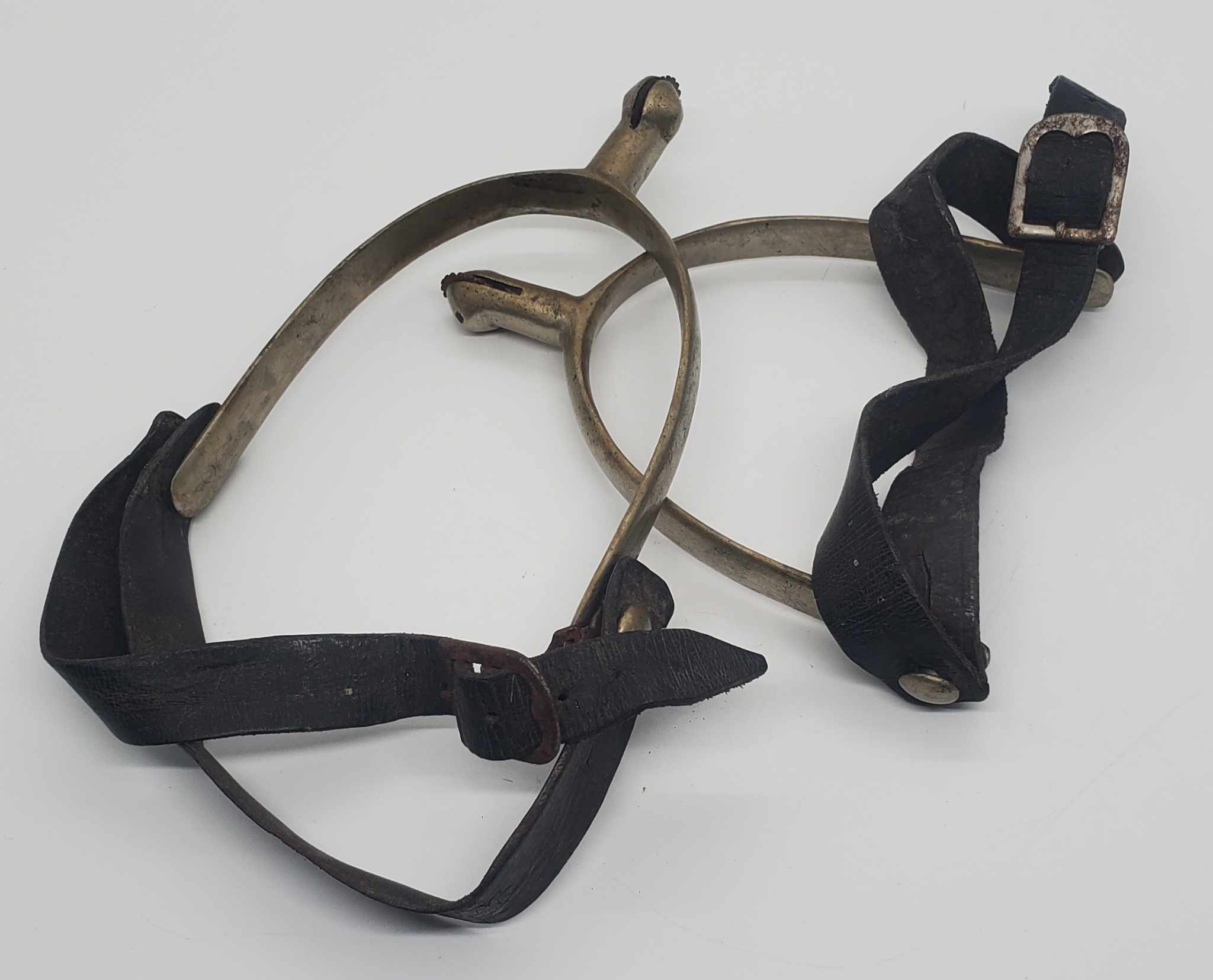 1 paire d'éperons pour chevaux en acier inoxydable portable vintage floral western cowboy pour équipement équestre