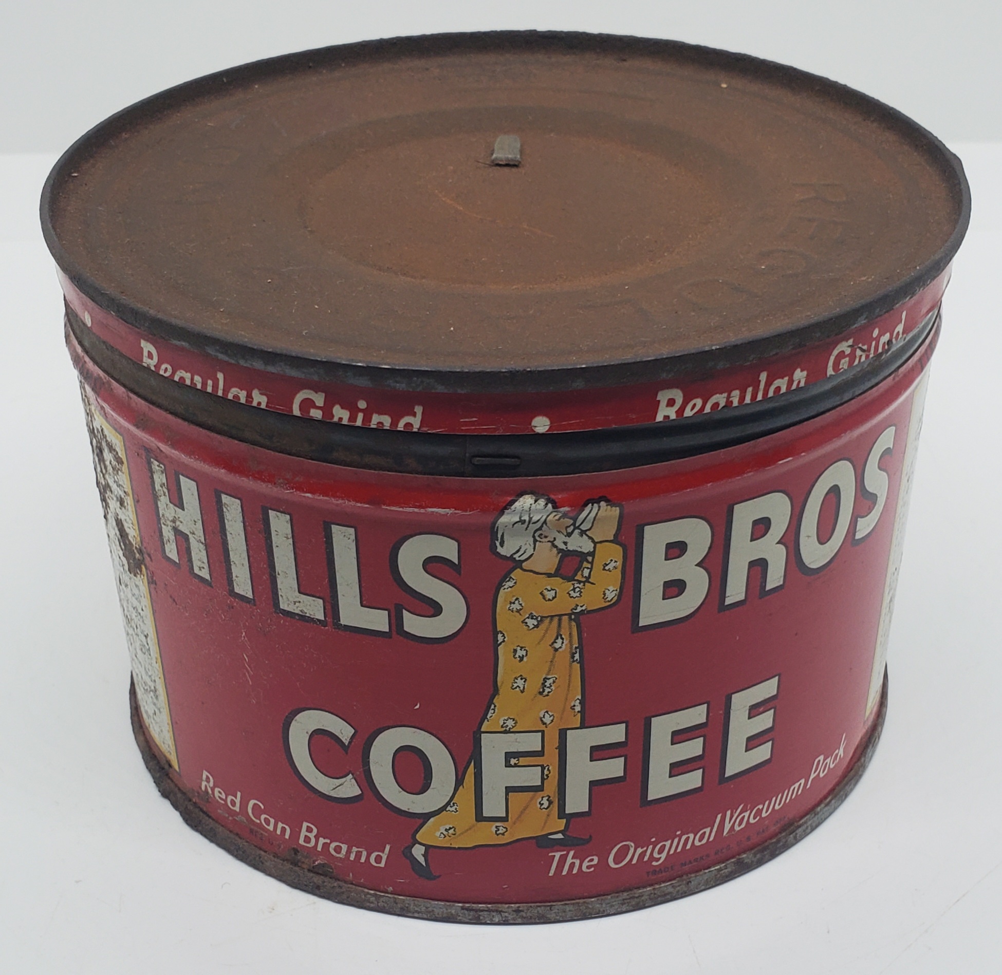 JG Militaria&nbsp;Boite à café ration  Hill Bros US WW2