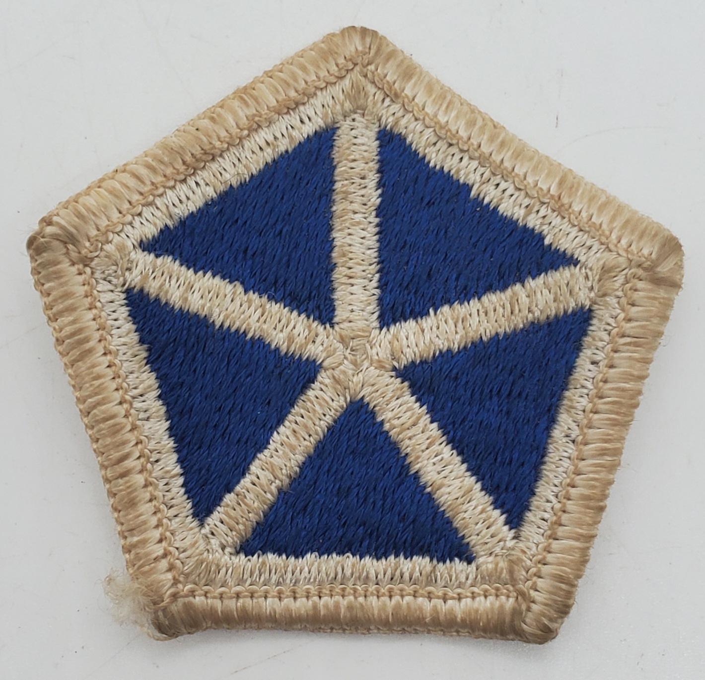 militaria : Patch 5ème corps d'armée US WW2