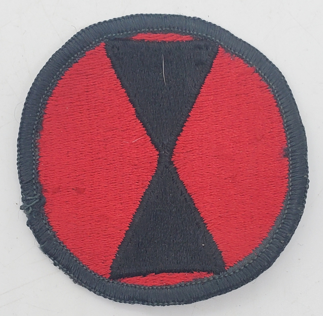 militaria : Patch 7ème Division d'infanterie US WW2