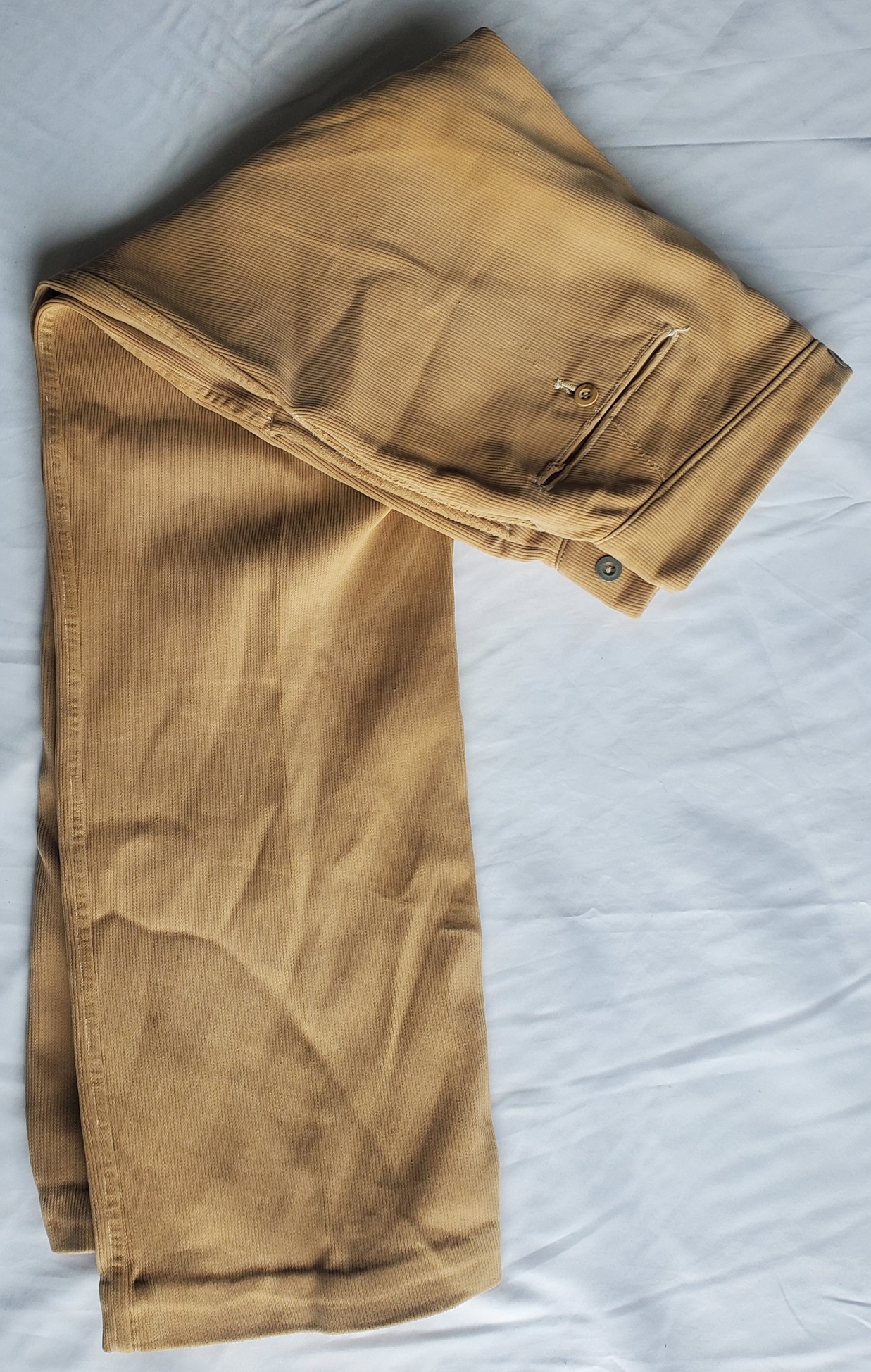 militaria : Pantalon droit gendarmerie tenue été côtelé FR WW2