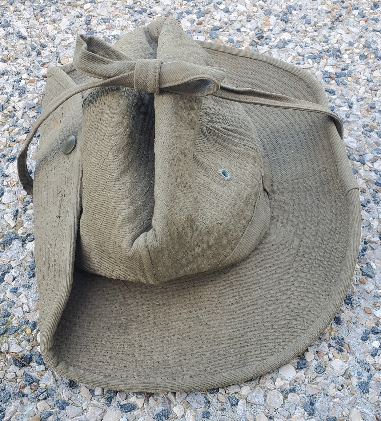 militaria : Chapeau de brousse modèle 1949 FR POST WW2