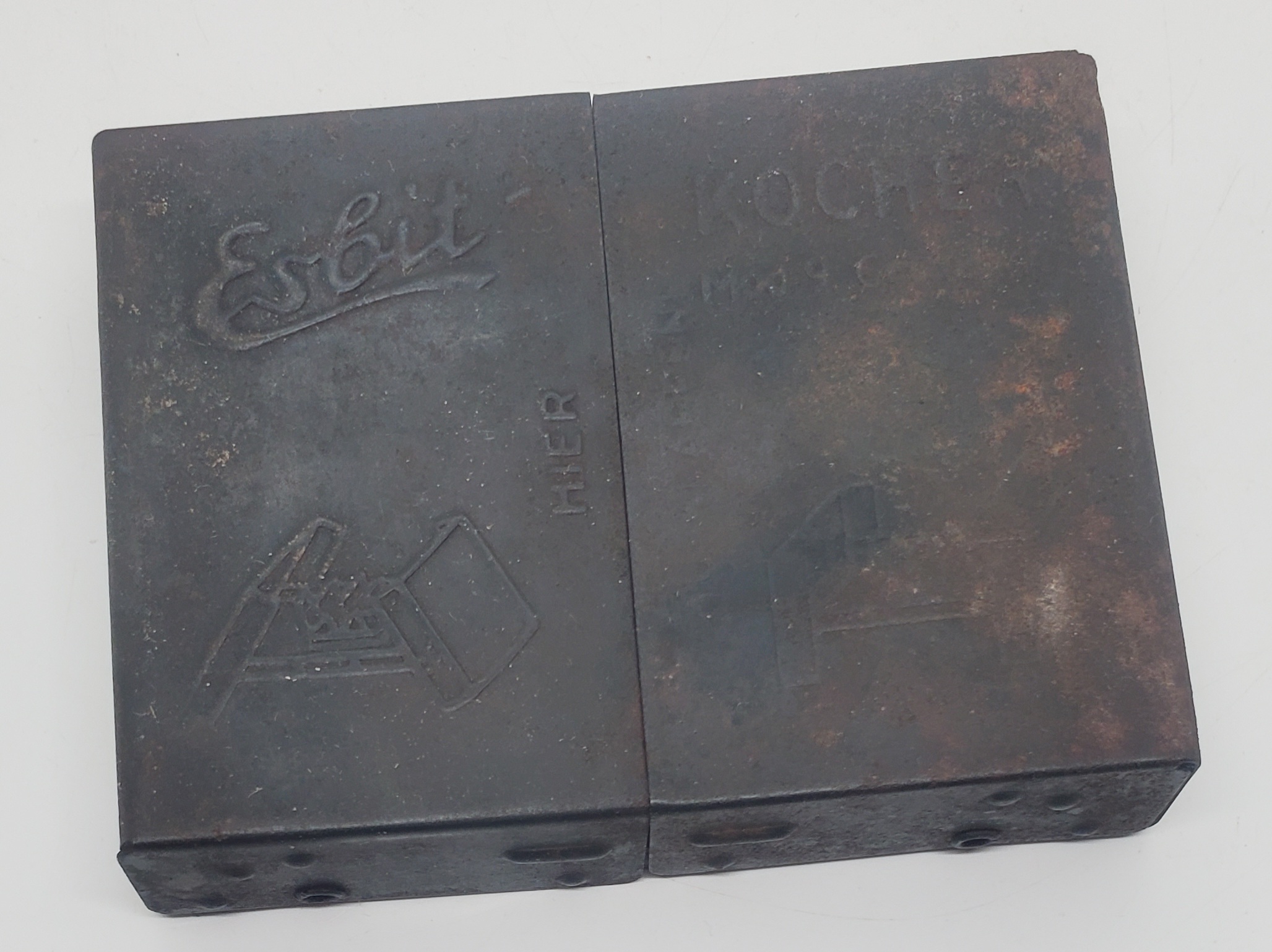 Réchaund Portatif à Essence Militaire Modèle 7052 WW2 (Cara 57) - Outil Ancien De Collection - Occasion Fonctionnel