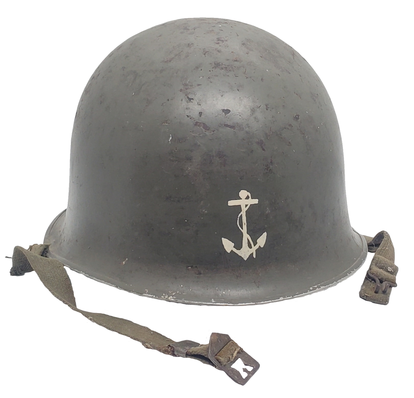 militaria : Coque casque modèle 1951 infanterie coloniale FR POST WW2