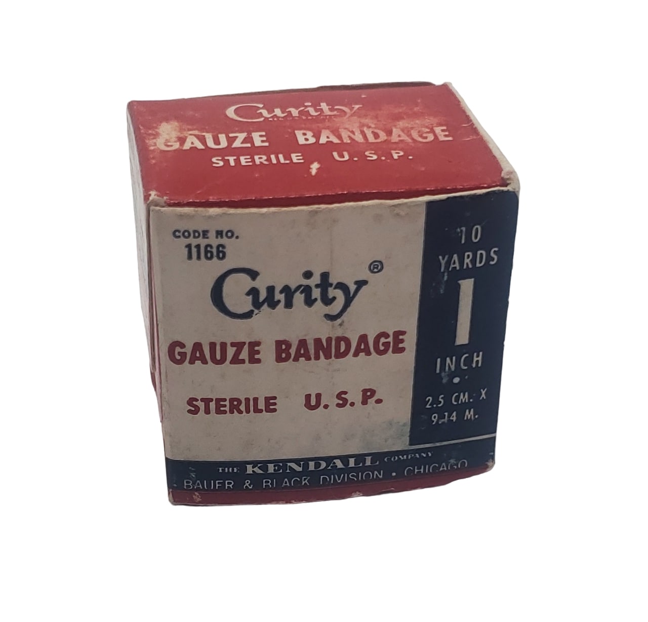 militaria : Gauze Bandage Curity Bauer et Black US WW2