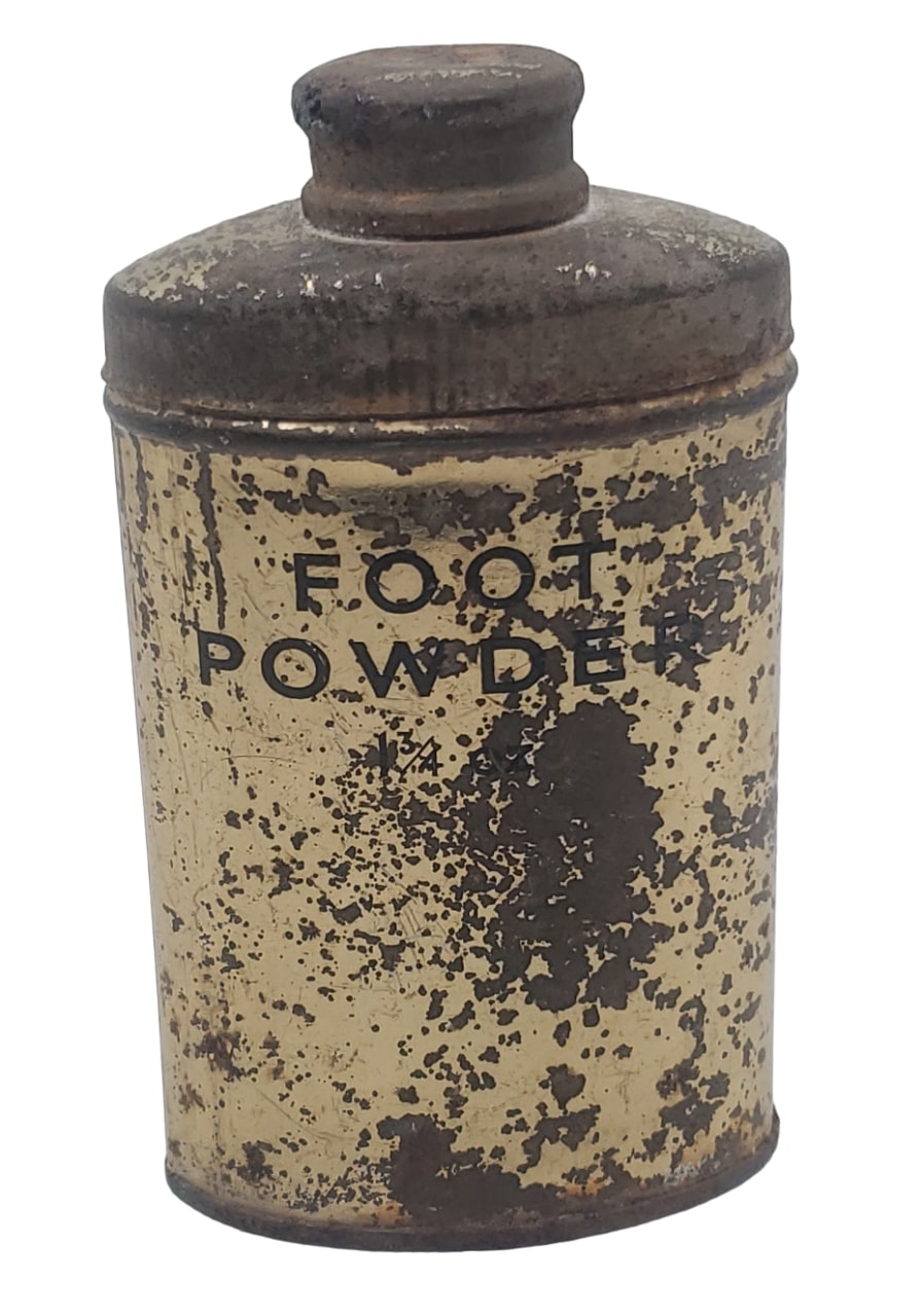 militaria : Talc pour pieds US WW2