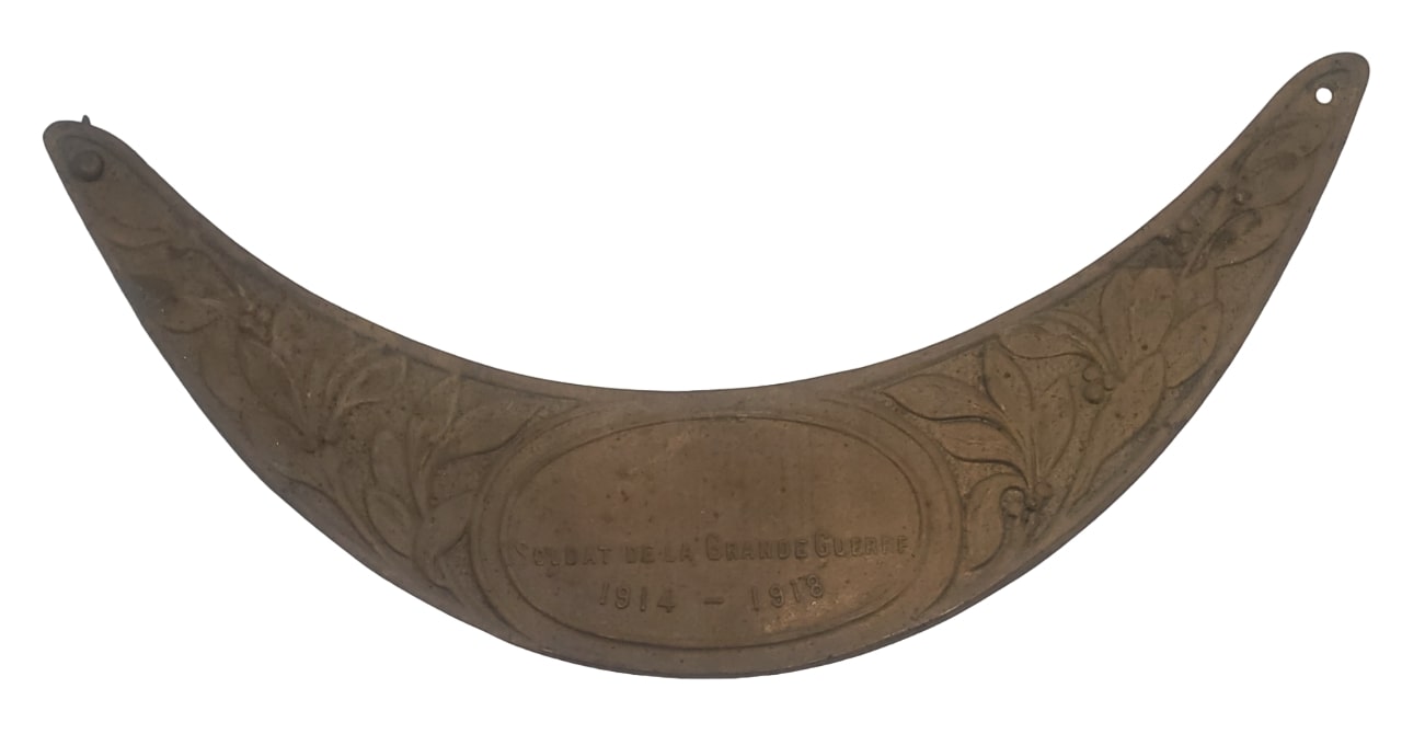 militaria : Plaque de casque 