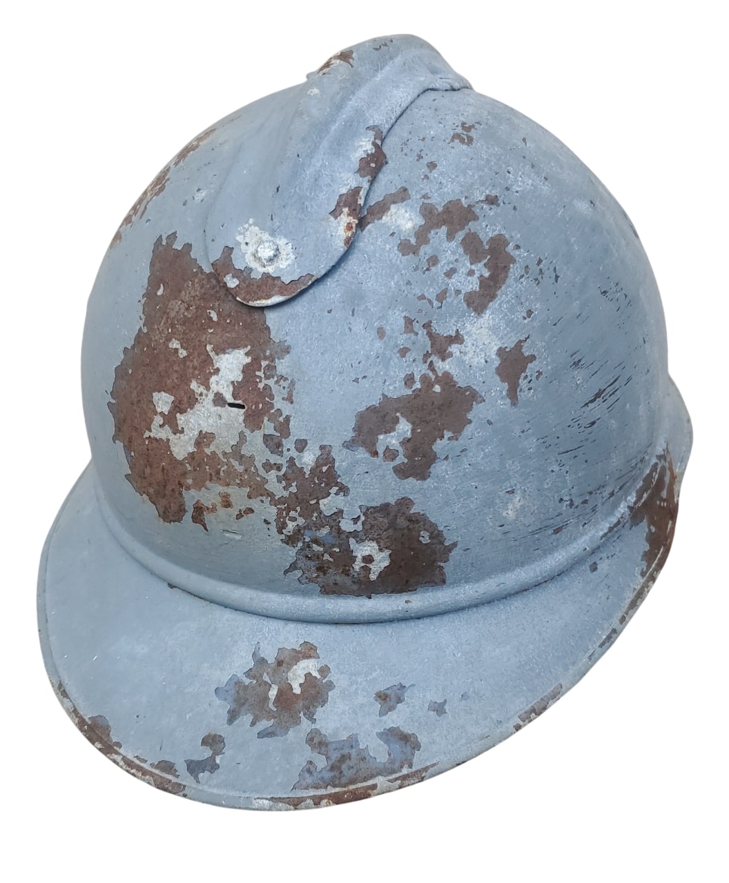 militaria : Coque casque adrian modèle 1915 FR WW1