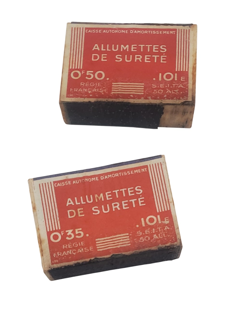 militaria : Boites d'allumettes de sureté FR40