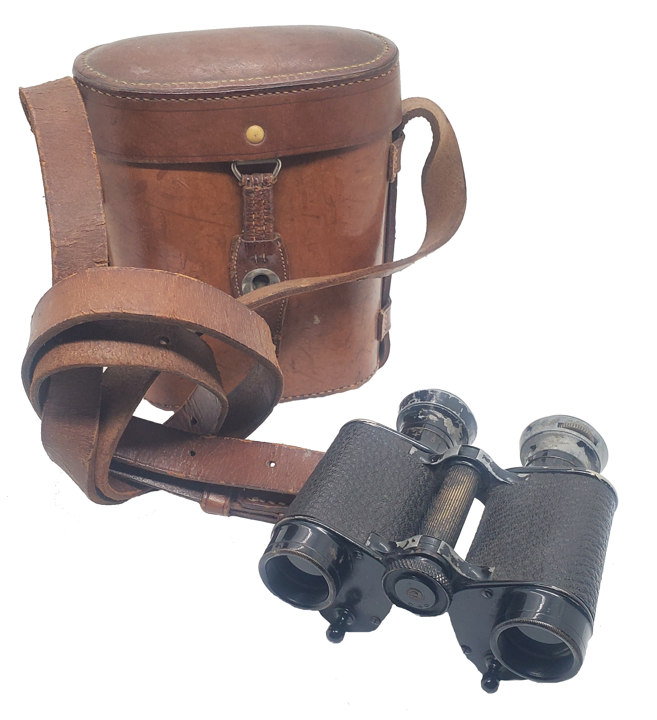 militaria : Paire jumelles HUET FR WW1 - WW2