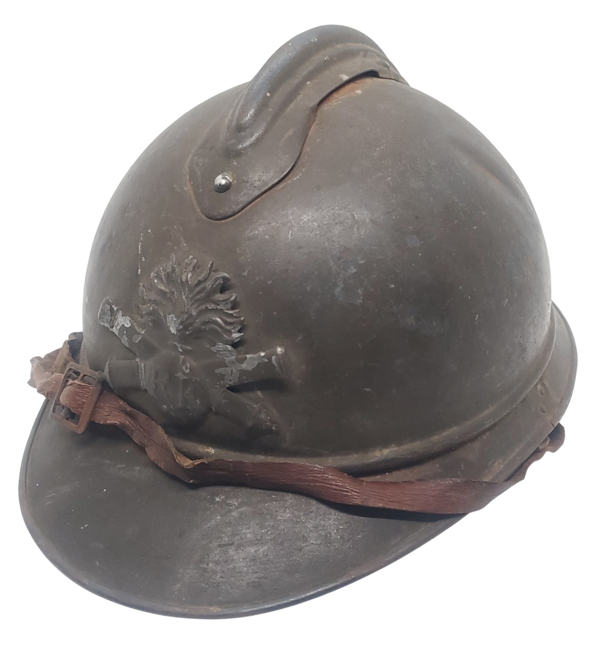militaria : Coque casque adrian mod15 reconditionnée FR40