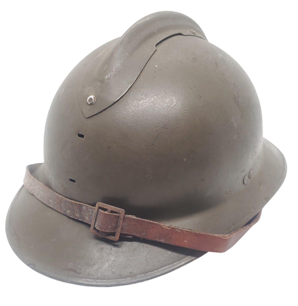 militaria : casque adrian modèle 1926 polonais FR40